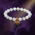 Moonstone & Animal Tooth Bracelet II - Metal Element