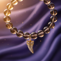 Smoky Quartz & Animal Tooth Bracelet II - Earth Element